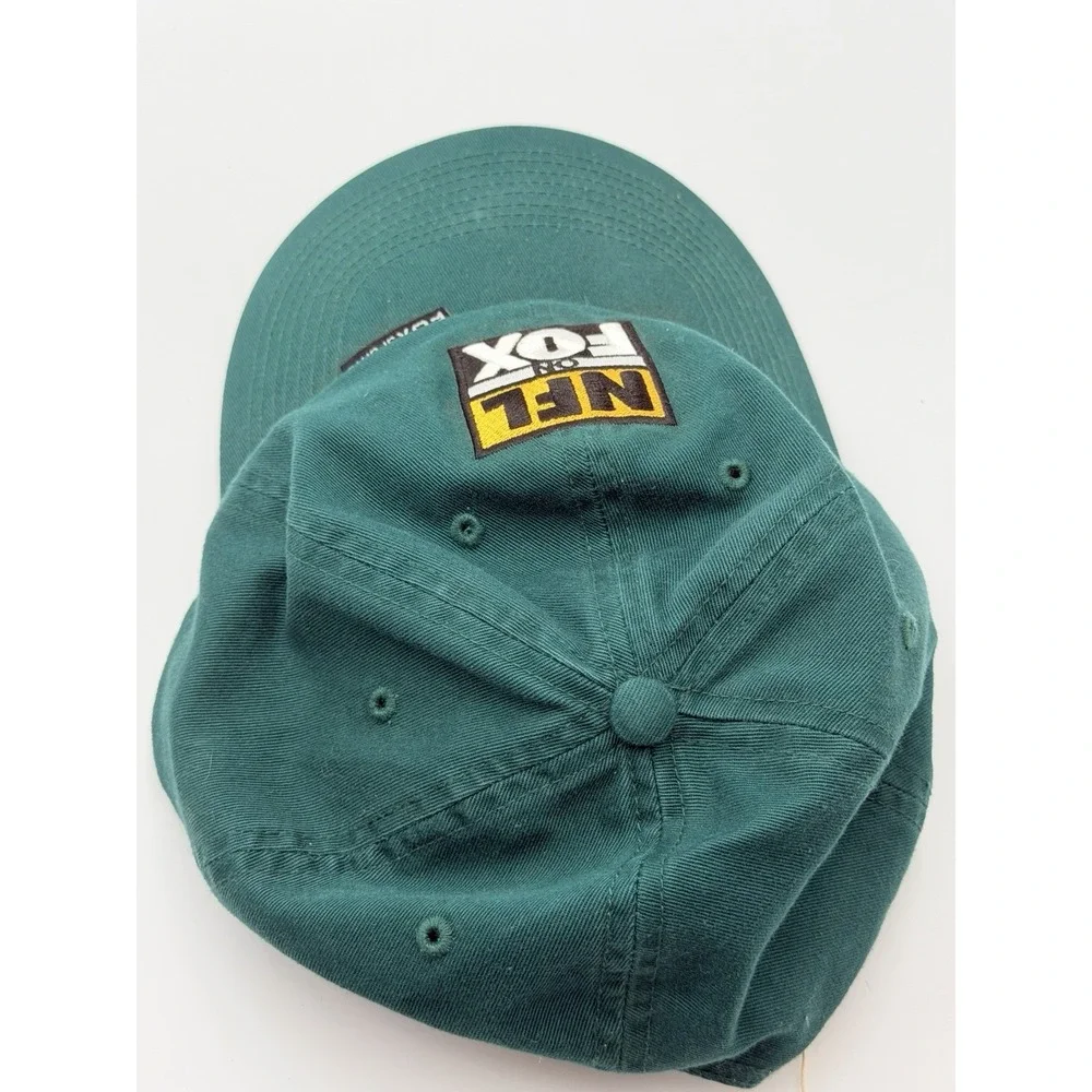 Vintage NFL on Fox Sports Green Dad Hat Strapback Cap